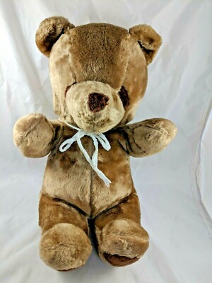 Ace Novelty Bear Plush 15 Inch Carnival Style Vintage Korea Stuffed Animal toy