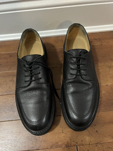A.P.C APC Leather Lace Up Derby Shoes Black US SIZE 7 | eBay