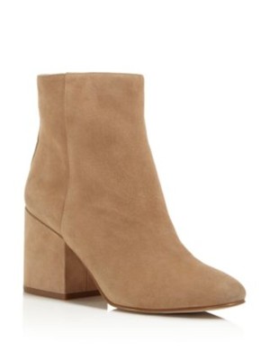 

SAM EDELMAN Женские бежевые стеганые кожаные ботильоны Taye с круглым носком на блочном каблуке, размер 6 м, Бежевый, E5004L1