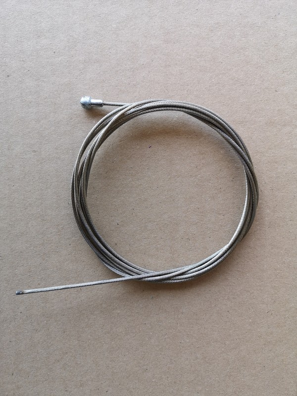 Shimano Bremszug Rennrad Edelstahl Mit Birnennippel, 1,6*2050 Mm, Neu