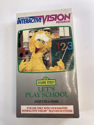View-Master Interactive Vision Program 1989 Let s Play School RARE SEALED