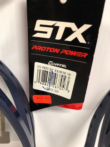 STX C-Channel Proton Power Lacrosse Head - Blue, Unstrung, New with Tags