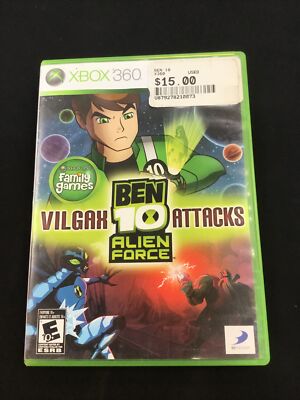 Ben 10: Alien Force - Vilgax Attacks (Xbox 360, 2009) CIB Complete W/ Manual