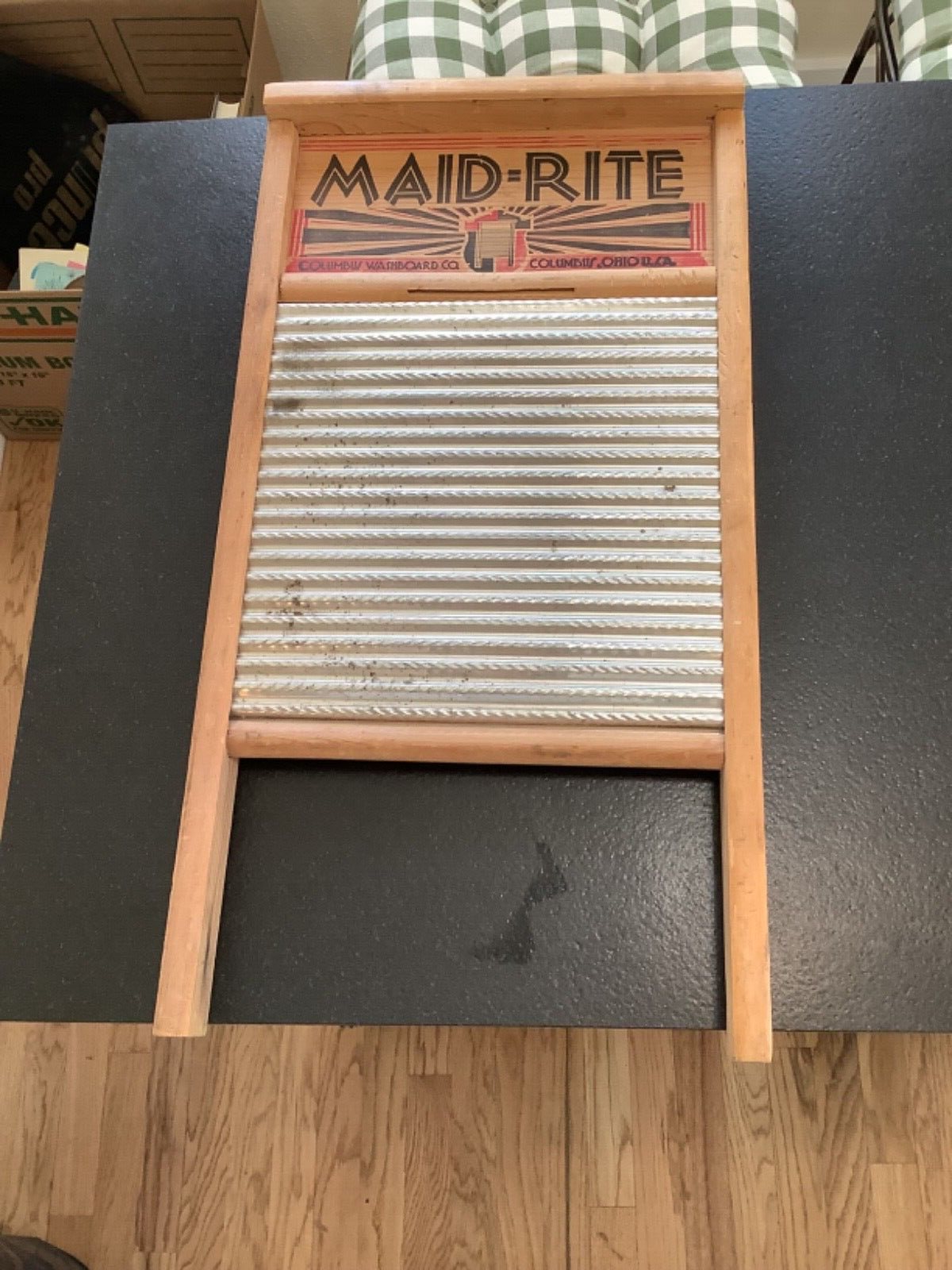 Vintage Maid Rite Washboard Ohio | eBay
