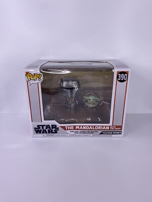 Funko Pop! Moments: Star Wars - The Mandalorian with The Child #390