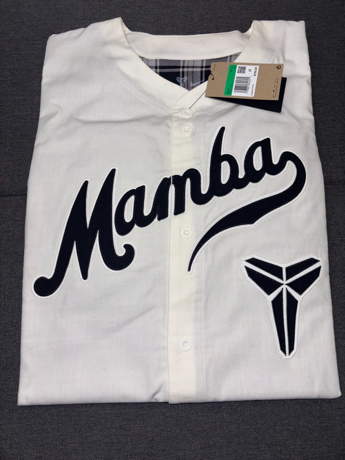 kobe コービー　Mamba ベースボールシャツ 24 Kobe Bryant #8/#24 Mamba Forever Legend Baseball Jersey
