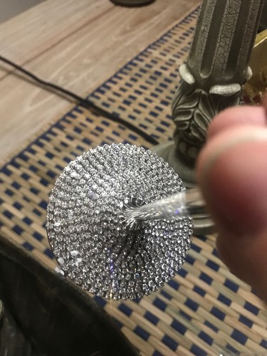 swarovski crystal champagne flutes