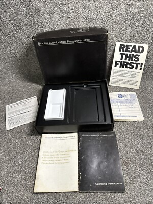 Sinclair Cambridge Programmable Calculator BOX & Manuals ONLY
