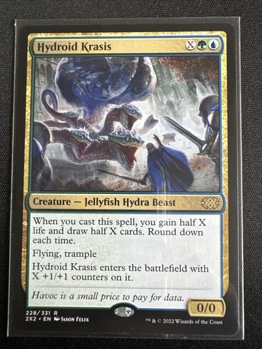 マジック：ザ・ギャザリング - MTG FOIL hydroid krasis ハイドロイド混成体 RNA英2枚 英)ハイドロイド混成体 / Hydroid Krasis【2X2】 【エッチング