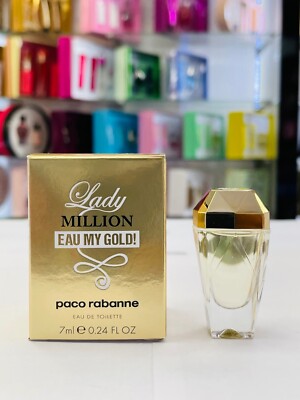 Paco Rabanne Lady Million Eau My Gold For Women Miniature Splash For Women 7 ml