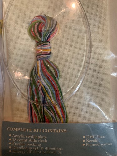 New Spring Bouquet  Light Plate Kit Counted Cross Stitch