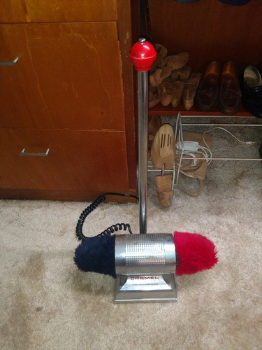 VINTAGE DREMEL THE REGENT MODEL 795 ELECTRIC DOUBLE BUFFER SHOE SHINE POLISHER