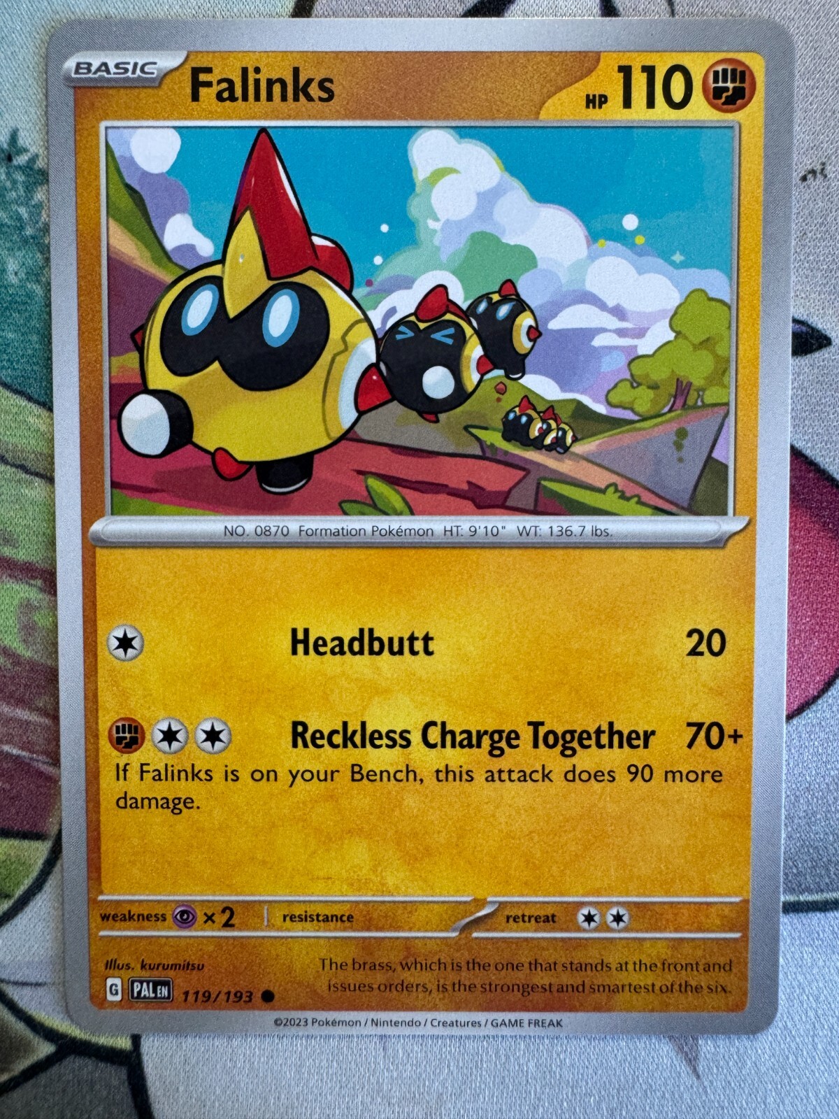 Falinks Non Holo English Pokemon TCG BKAD26 | eBay