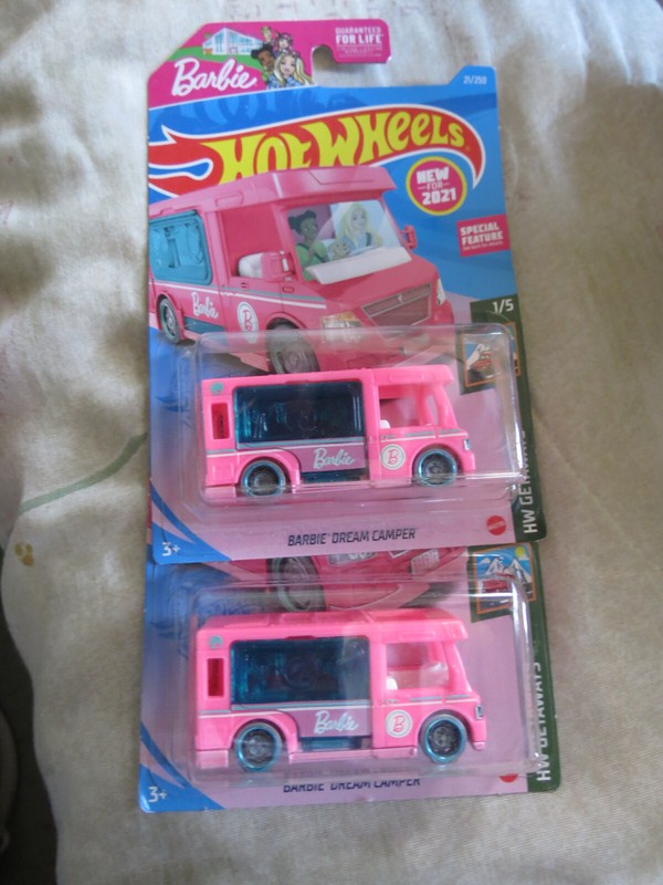2021 HOT WHEELS BARBIE DREAM CAMPER LOT OF 2