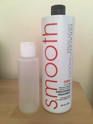 Smooth Brazilian Keratin Treatmen Hair Straightening Forte Formula 4 oz repacked