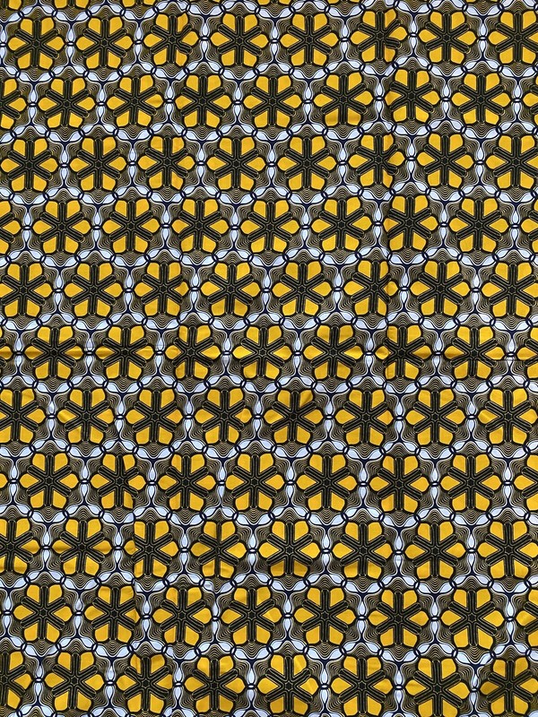 Coupons De Tissus Pagne Wax Africain Africain 2 Yards / ð¯% Coton QualitÃ© Sup