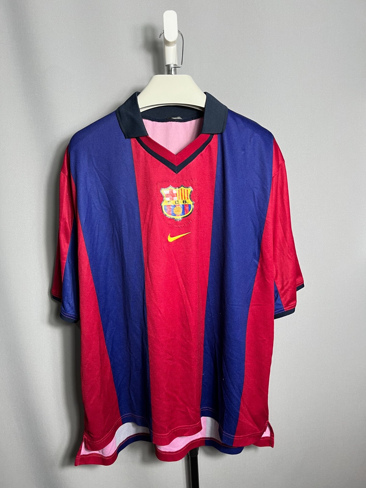 Nike FC Barcelona 2001-2002 アウェイ ユニフォーム FC Barcelona 2001 2002 Away Long Sleeve Camiseta Jersey Nike