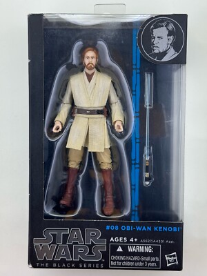Star Wars TBS (2014 Blue Line): Obi-Wan Kenobi 6  Act Fig #08 A5627/A4301 ASST