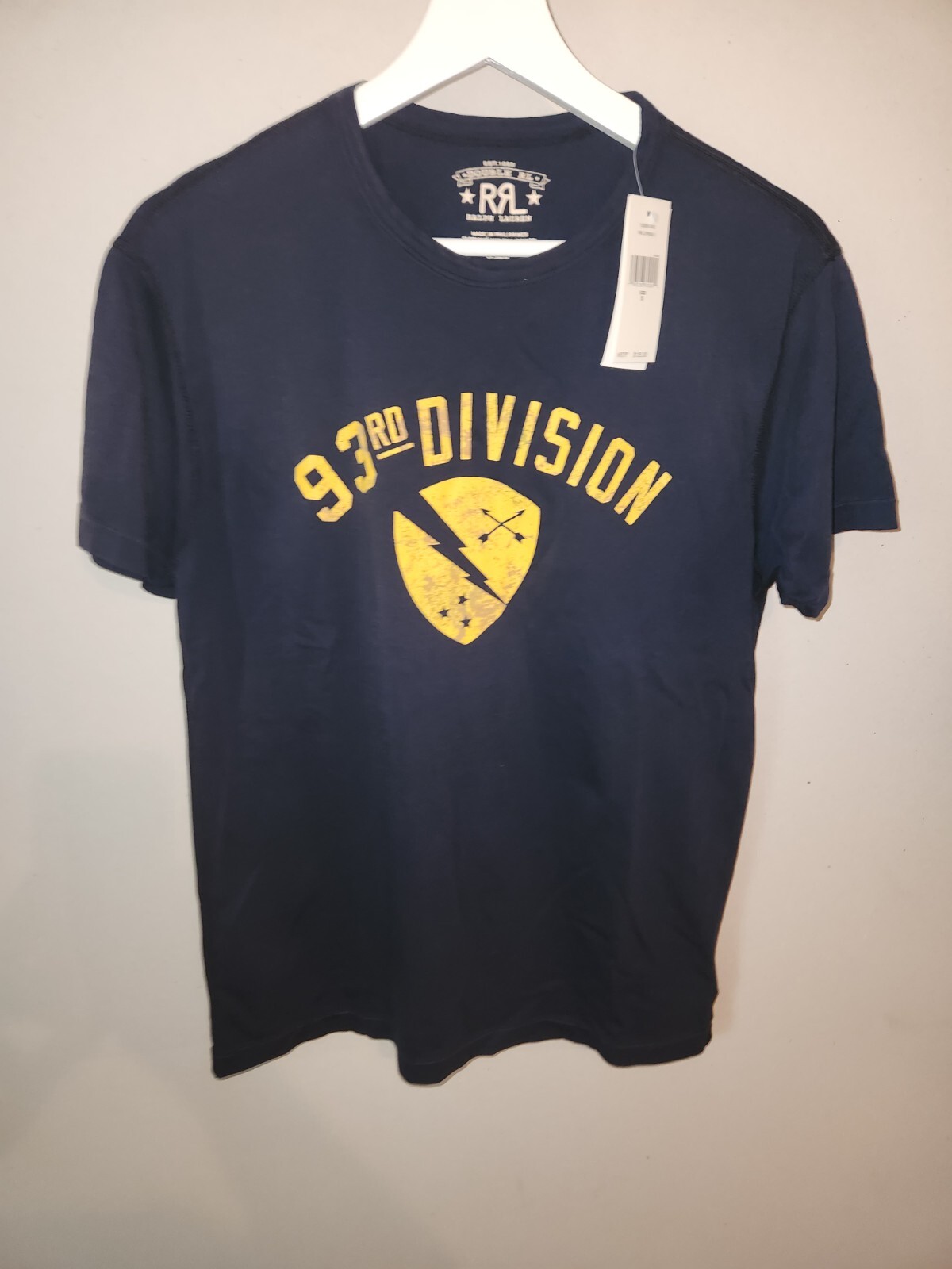 Ralph Lauren double RL Tシャツ XXL NWT Ralph Lauren RRL Double RL 93rd Division T-Shirt - Men's