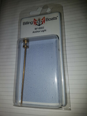 BILLING BOATS - BF-0002 Anchor Light (1) 8mm x 50mm BRAND NEW