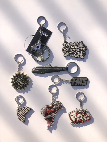 【MARLAND BACKUS】keychains キーチェーン Marland Backus Ssense Exclusive Silver 12 Keychain in Black