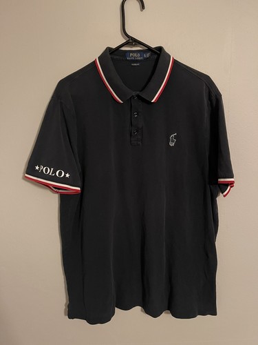 【Polo by Ralph Lauren】Open collar shirt US Open Mesh Polo Shirt