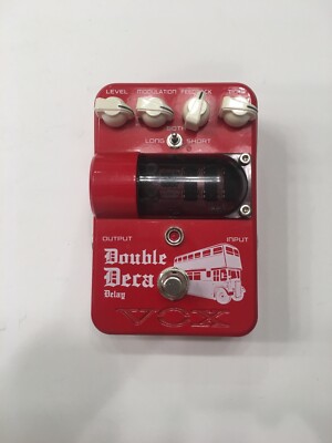 Vox Tone Garage Double Deca Analog Delay Echo 900ms Rare Guitar Effect Pedal