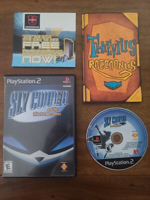Sly Cooper And The Thievius Raccoonus (Sony PlayStation 2, 2003) Complete