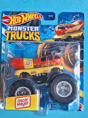 Oscar Mayer 🔥 1:64 Hot Wheels Monster Trucks 2025 truck Saucisse Hot-dog
