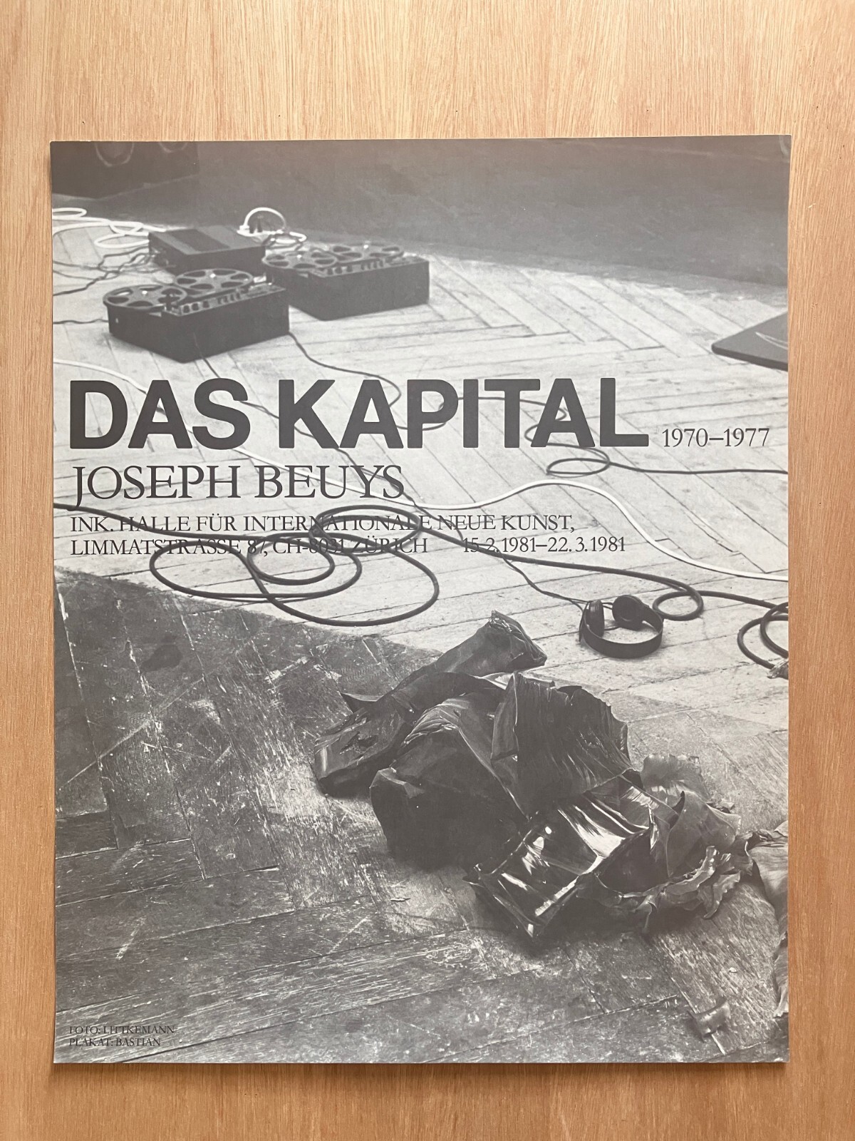 1981 Vintage Joseph Beuys Exhibition Poster 69.0x48.0cm | eBay