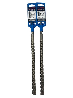 2 Pk Bosch HC4C2104 5/8 in. X 10 in. X 12 in. SDS-Plus Bulldog Rotary Hammer Bit