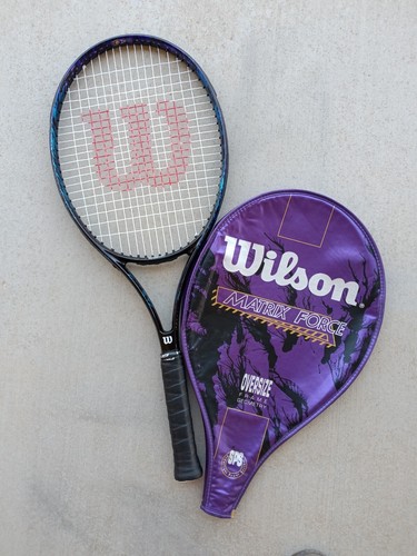 wilson - 確認ページ Wilson Matrix Force Tennis Racket, SPS, Grip 4 1/4