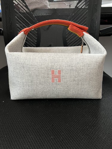 tas handbag Hermes Bride a Brac Rocabar PM Gris Flanelle Handbag