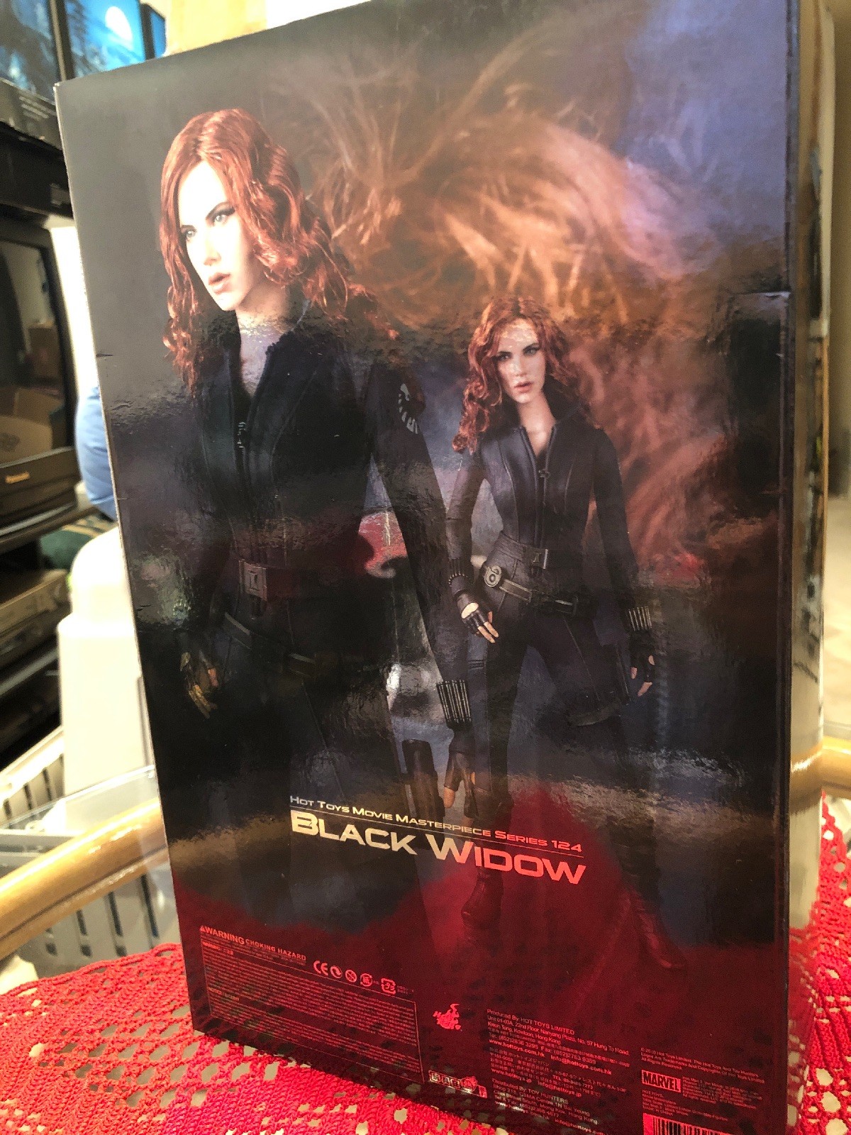 HOTTOYS HOT TOYS IRONMAN IRON MAN 2 BLACK WIDOW MMS 124 MMS124 FIGURE