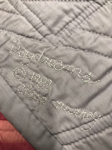 Art Quilt Wall hanging One of a Kind  Custom Design Clare Murray 1983 Ohio