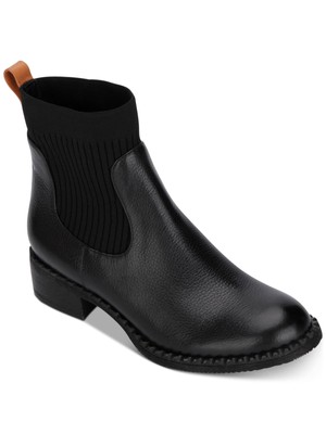 Женские черные туфли на каблуке GENTLE SOULS KENNETH COLE из лучшей кожи Chelsea 7.5