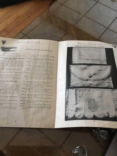 Collingbourne's #12 c.1920 Patterns for Vintage Crochet Edgings & Laces Patterns