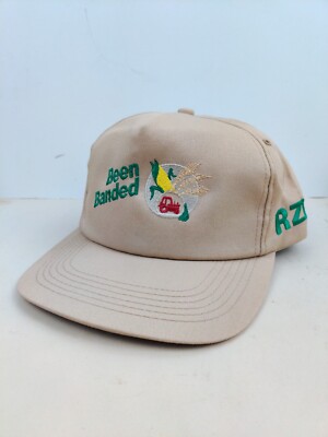 Vintage K Products USA MADE Crop Production Services Farm Trucker Hat Snapback 