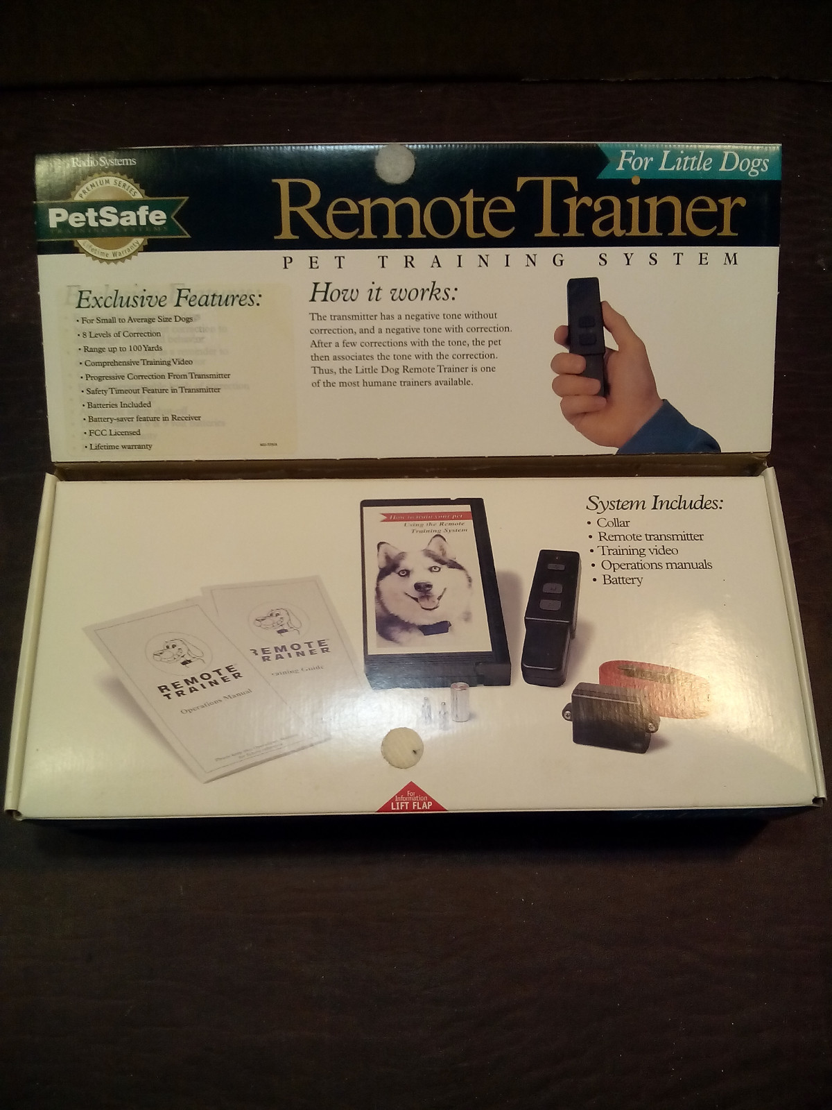 PETSAFE SMALL DOG REMOTE TRAINER,MODEL# PLDT-300