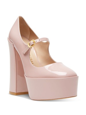 STUART WEITZMAN Женская розовая 1-1/2 платформа Skyhigh 145 Кожа Mary Jane 10.5 B