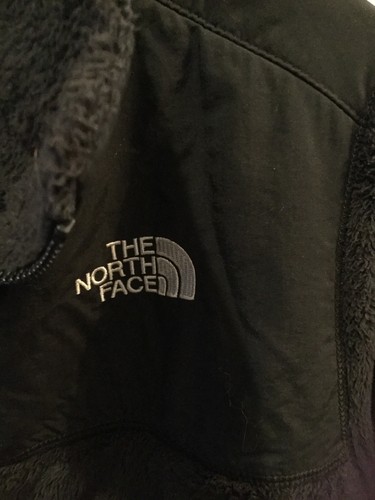 Girl’s Black, Full Zip Fleece Jacket From The North Face, Size XL (18)!