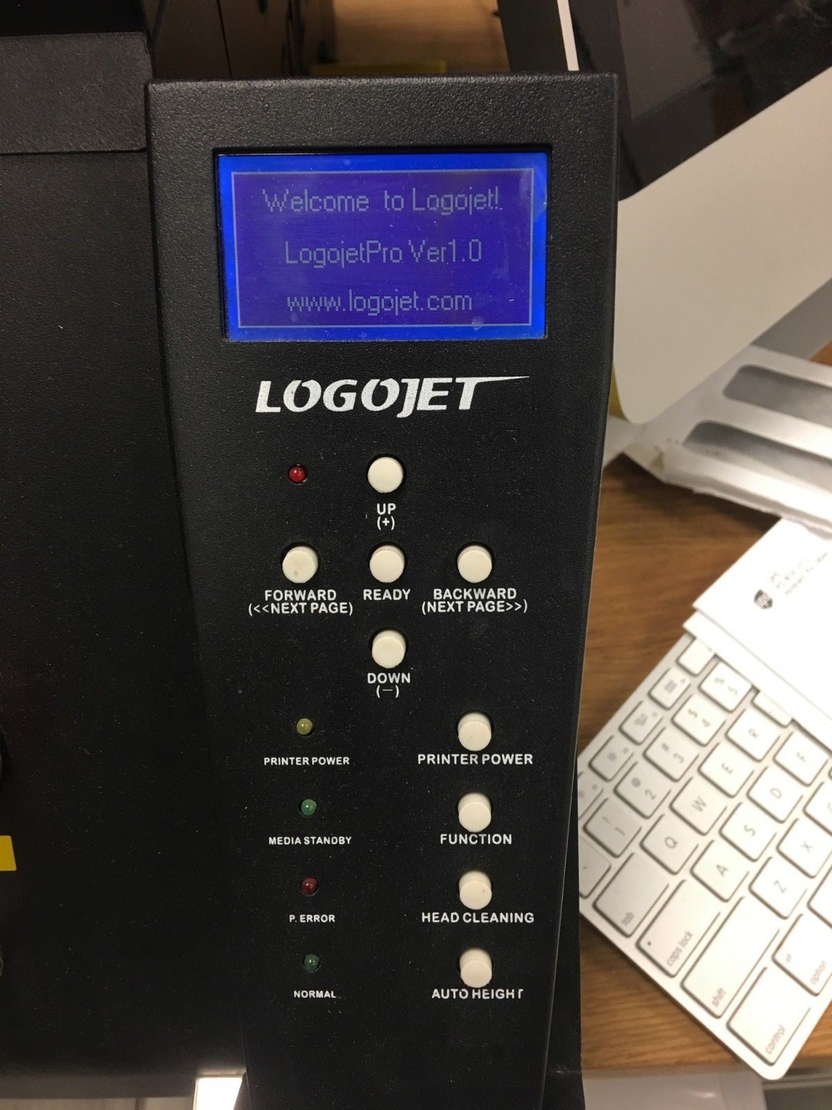 LOGOJET PRO H4 2400- FLATBED DIRECT TO SUBSTRATE PRINTER, with tons of extras