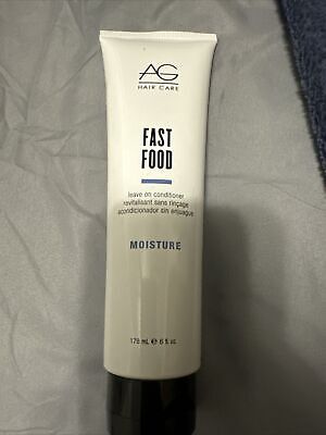 AG Hair Care Fast Food Leave On Conditioner 6 oz  Smooth Calm Frizz