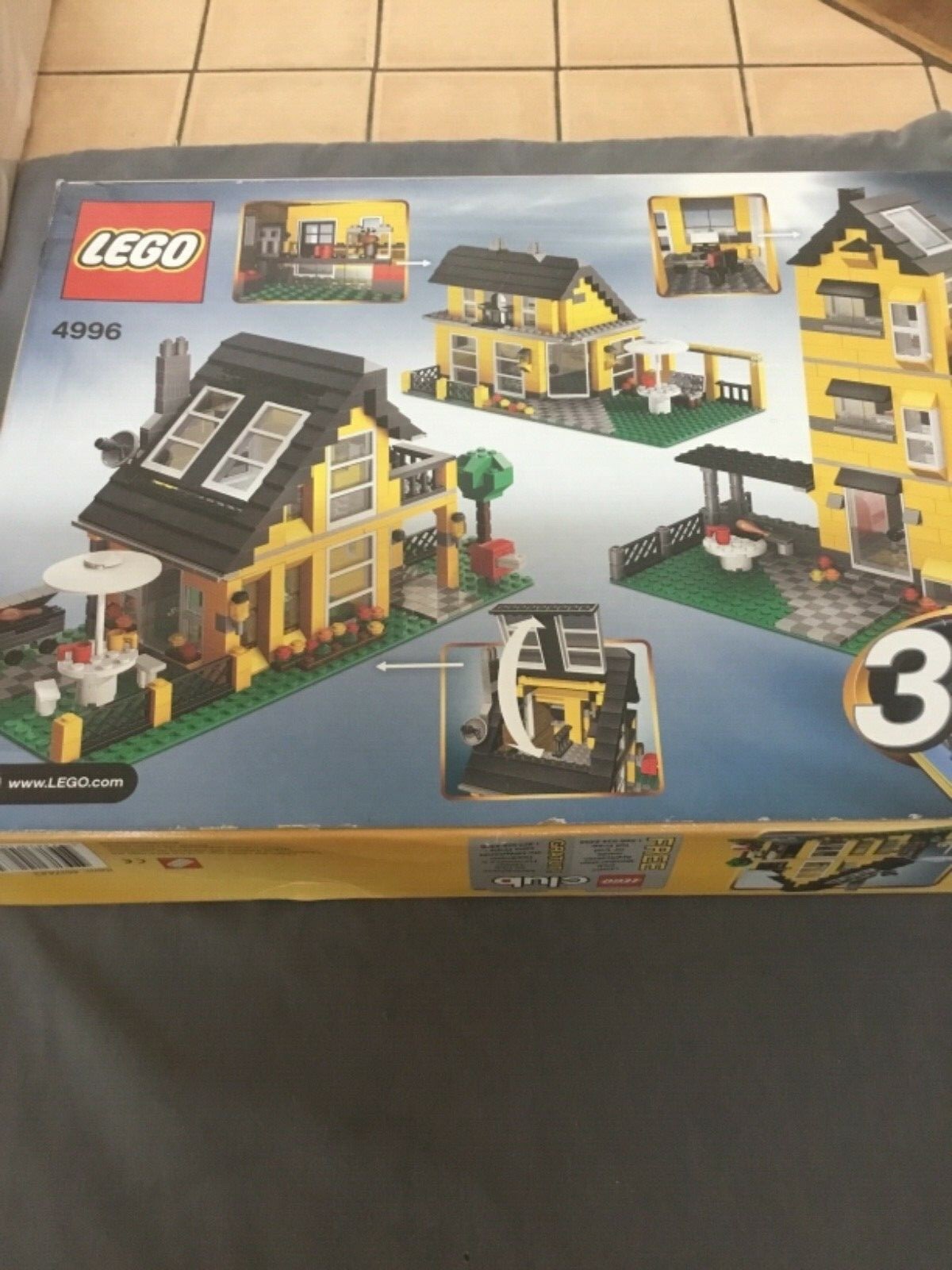 LEGO 4996 BEACH HOUSE SET.....3in 1...All Complete...Everything Their.....522 Pi