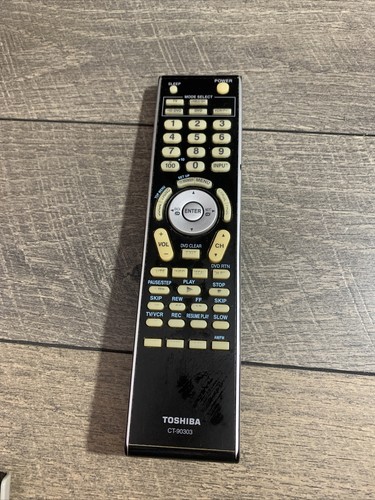 Toshiba CT-90303 Electronic Replacement Tv / DVD Remote