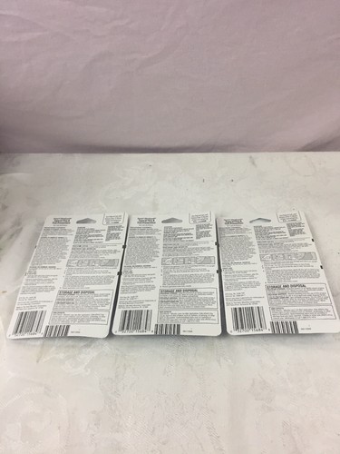 Lot of 3  Hartz UltraGuard Flea & Tick Drops for Cats & Kittens, 5 lbs & over,