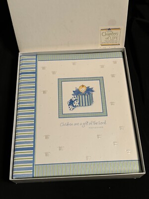 Dayspring Chapters of Life First Year Baby Memory Book Boy Christian NEW BOXED
