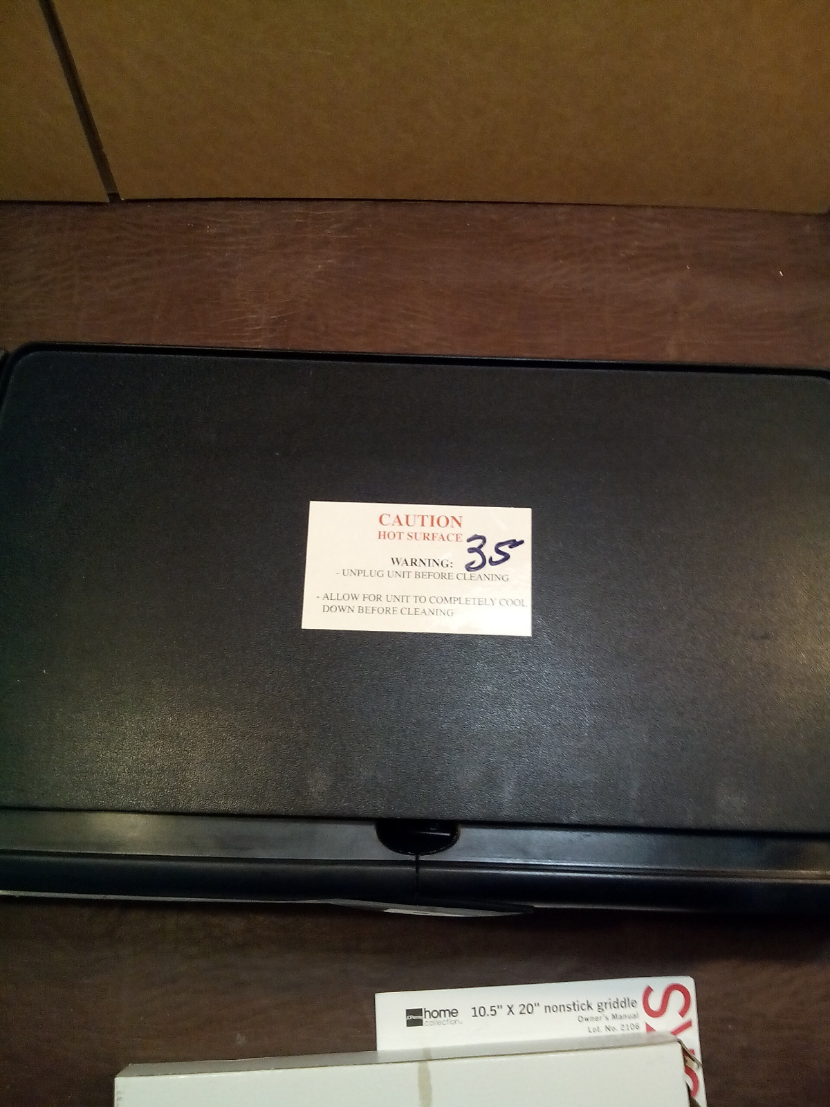 COOKS NON-STICK GRIDDLE MODEL# 2106