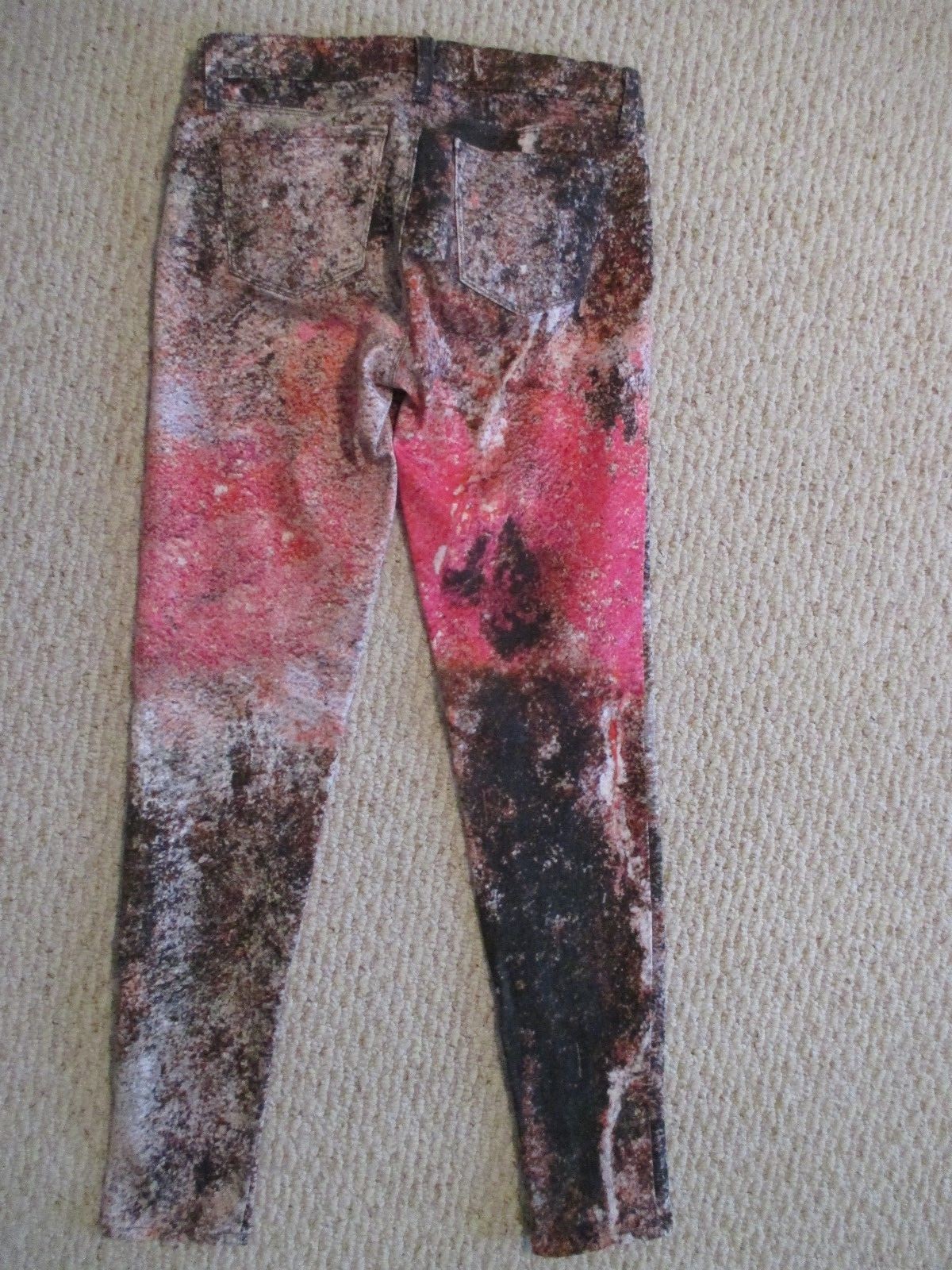 J Brand Super Skinny Super Nova Print Jeans Size 26 x 28