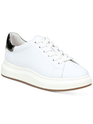 

SAM EDELMAN Женские белые спортивные кроссовки из змеиной кожи на платформе 1 дюйм Moxie на танкетке 5,5, Белый, G9184M3